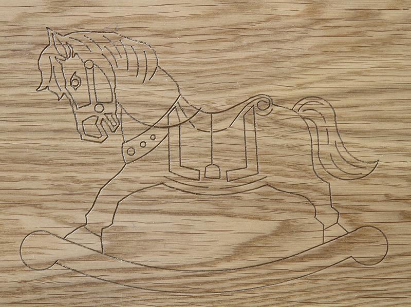 Rocking Horse Engrave Design