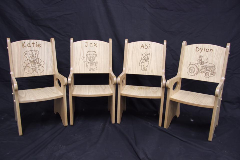 Children's Personalised Engrave Chairs