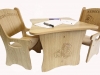 Children's Personalised Table and Chair set.