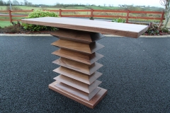 Specialist Solid Walnut Zigzag hall table