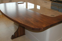 Solid walnut Island top