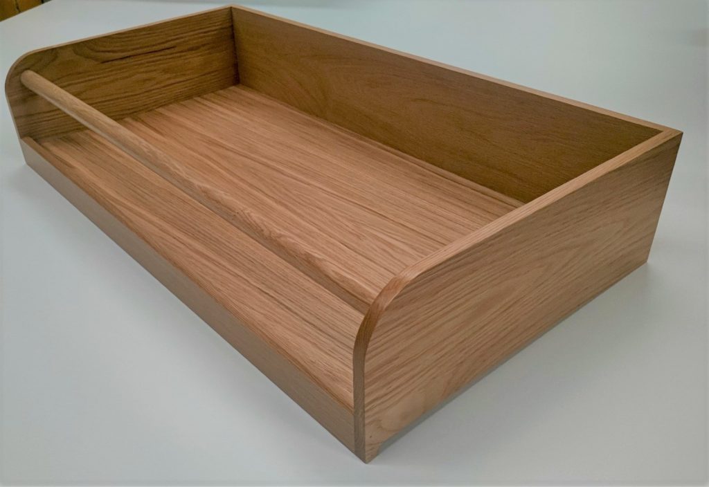 Wooden dowel dovetail drawer