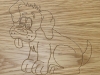 Dog Engrave Design