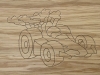 Car Engrave Design
