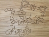 Cat Engrave Design